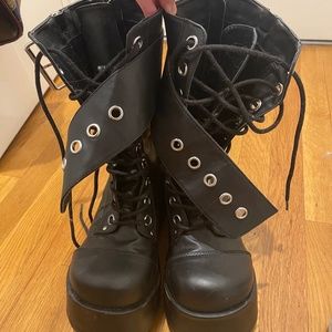 Lace-up Boots